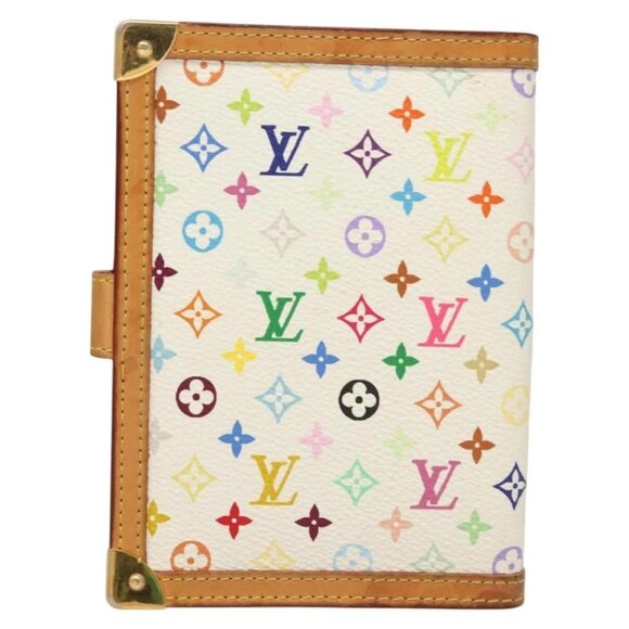 LOUIS VUITTON Multicolor Agenda PM Day Planner Cover White - Picture 2 of 16